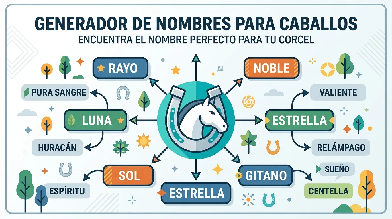 generador de nombres para caballos